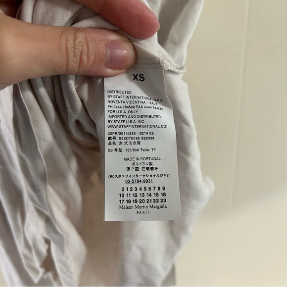 MM6 MAISON MARGIELA Cutting Layered Tank Top in Black‎ sz XS - Picture 4 of 5